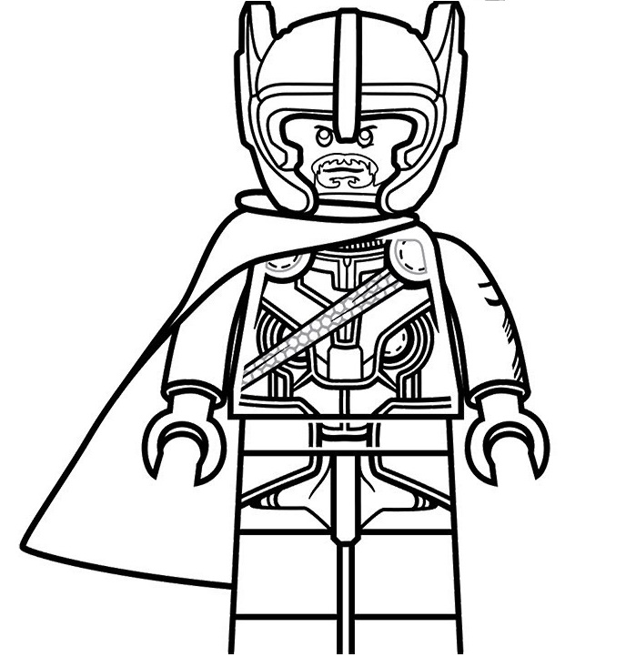 Dibujos de Lego Thor