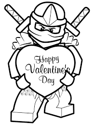 Dibujos de Ninjago Día de San Valentín
