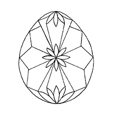 Dibujos de Huevo de Pascua en Forma de Diamante