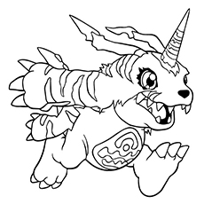 Dibujos de Digimon Gabumon