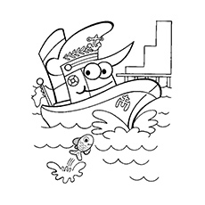 Dibujos de Un Barco de Dibujos Animados