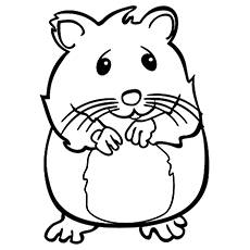 Dibujos de Sonriendo Hamster