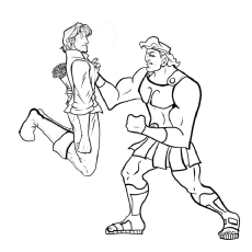 Dibujos de Hercules y Fynn