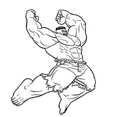 Dibujos de Músculo Hulk