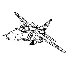 Dibujos de Avión de Combate