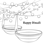 Dibujos de Feliz Dia de Diwali