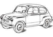 Dibujos de El Fiat 600