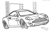 Dibujos de Aston Martin Vanquish