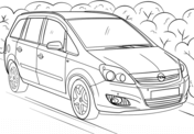 Dibujos de Opel Zafira 2007