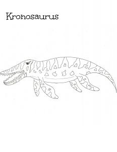 Dibujos de Kronosaurus