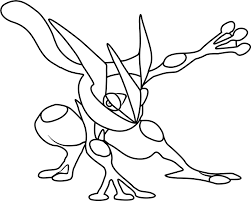 Dibujos de Greninja Pokemon