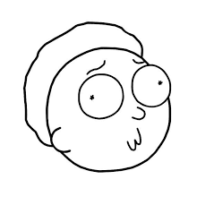 Dibujos de Cara de Morty