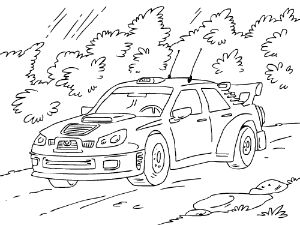 Dibujos de Coche de Rally