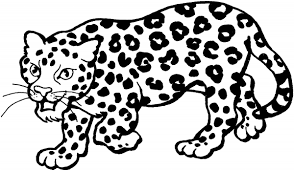 Dibujos de Bebé Leopardo