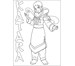 Dibujos de Katara de Avatar