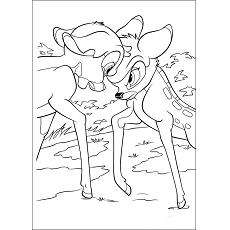 Dibujos de Bambi Corneando Ronno