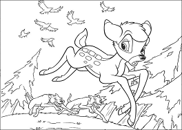 Dibujos de Bambi Corriendo