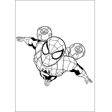 Dibujos de Spiderman Volando