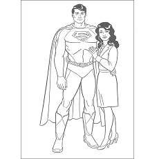 Dibujos de Superman y Lois Lane