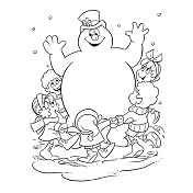 Dibujos de Frosty con Niños
