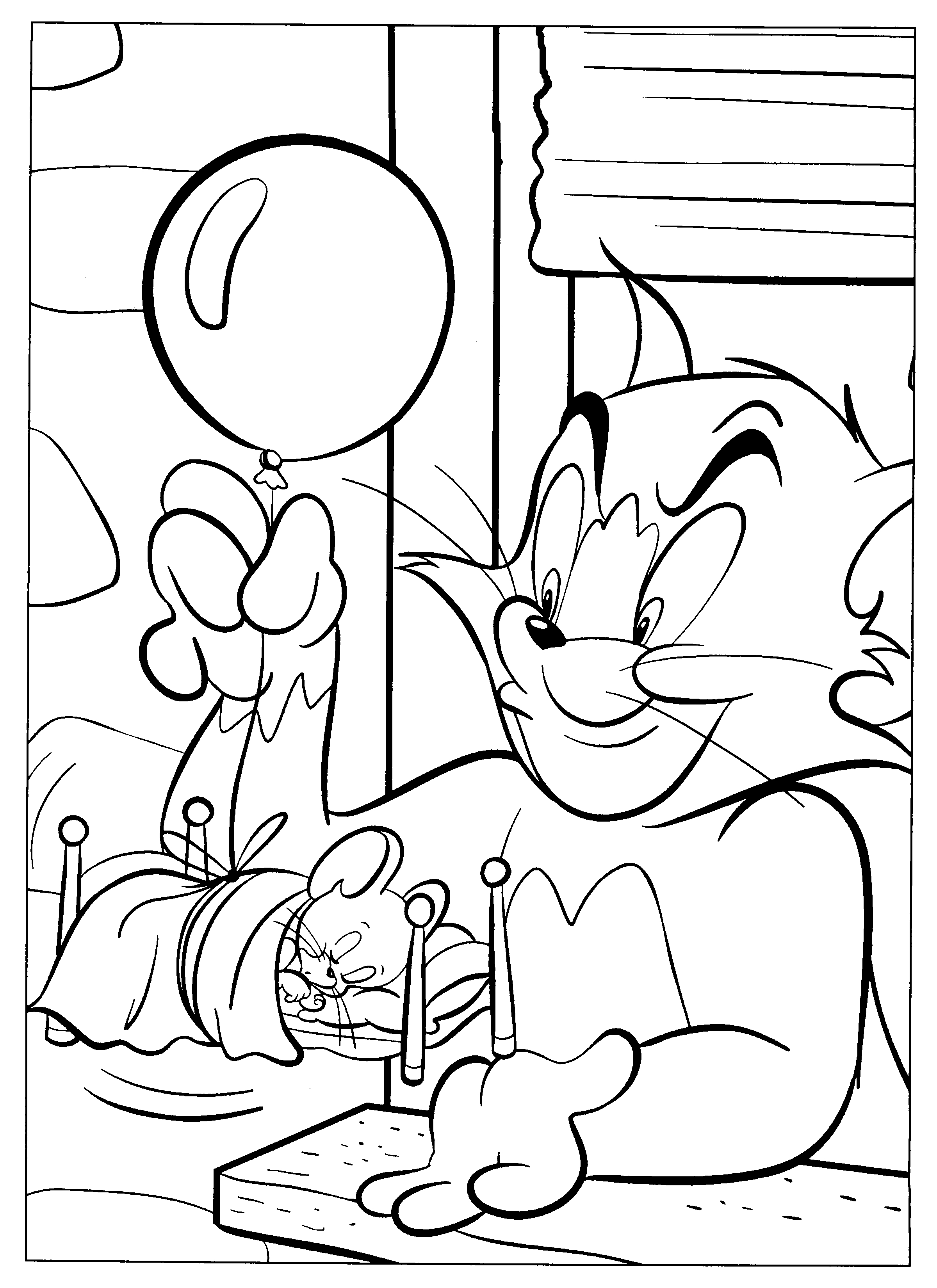 Dibujos de Gracioso Tom y Jerry