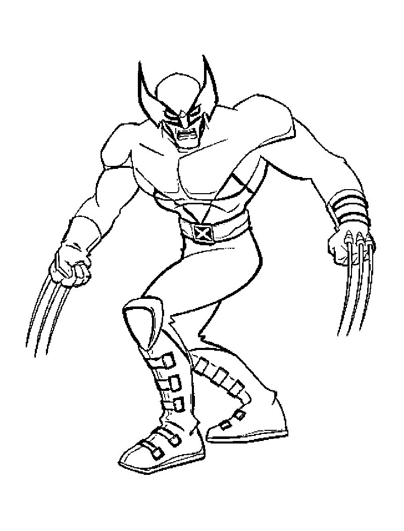 Dibujos de Enfadado Wolverine 