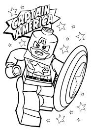 Dibujos de Lego Capitán América