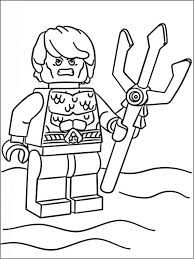 Dibujos de Lego Enojado Aquaman