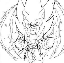 Dibujos de Súper Sonic