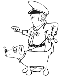 Dibujos de Perro Policía