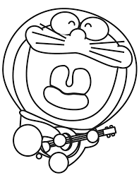 Dibujos de Canto de Doraemon