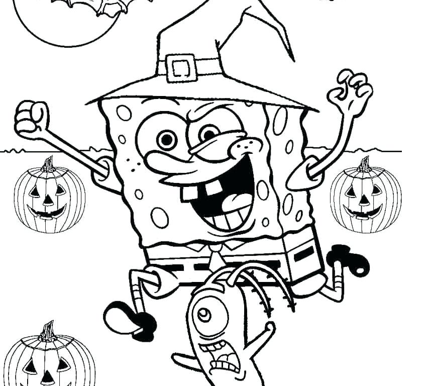 Dibujos de SpongeBob En Halloween