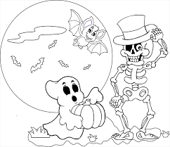 Dibujos de Fantasma y Esqueleto