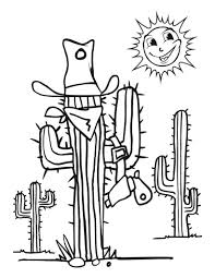 Dibujos de Cactus Vaquero