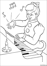 Dibujos de Abuela Tocando el Piano 