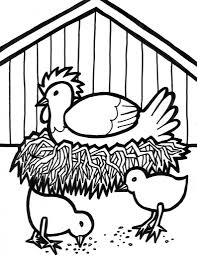 Dibujos de Familia de Pollos