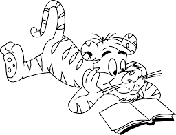 Dibujos de Lectura de Tigre