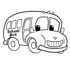 Dibujos de Autobús Escolar de Dibujos Animados