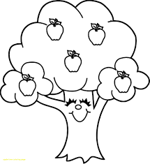 Dibujos de Árbol de Manzana de Dibujos Animados