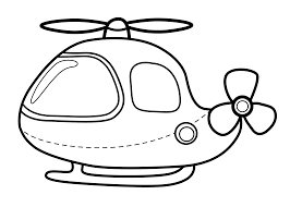 Dibujos de Lindo Helicóptero