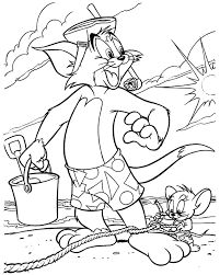 Dibujos de Tom y Jerry en La Playa
