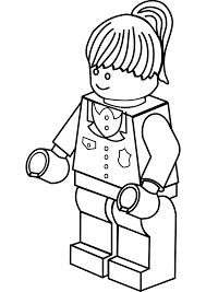 Dibujos de Lego Mujer Policía