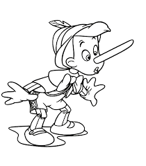 Dibujos de Pinocho Está Mintiendo