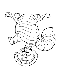 Dibujos de Gato de Cheshire Divertido