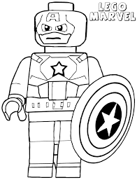 Dibujos de Lego Capitán America