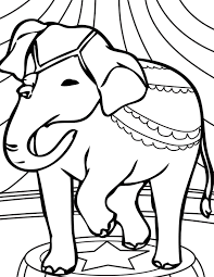 Dibujos de Elefante en Circo