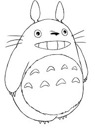 Dibujos de Totoro Sonriendo