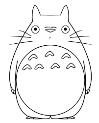 Dibujos de Totoro Gordo Grande