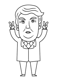 Dibujos de Presidente Donald Trump