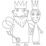 Dibujos de Rey y Reina Cardo